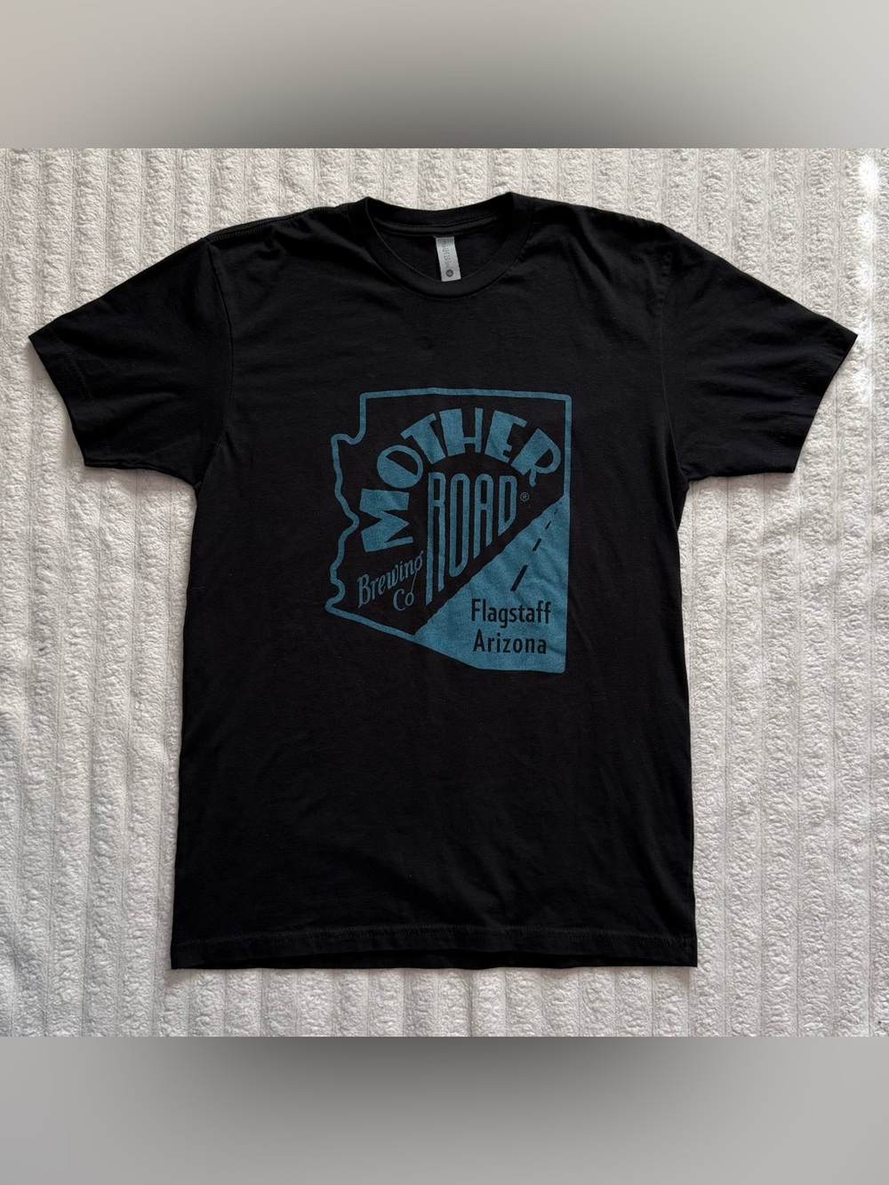 Mother Road Brewing Co Flagstaff Arizona T-Shirt Black Unisex Size Medium
